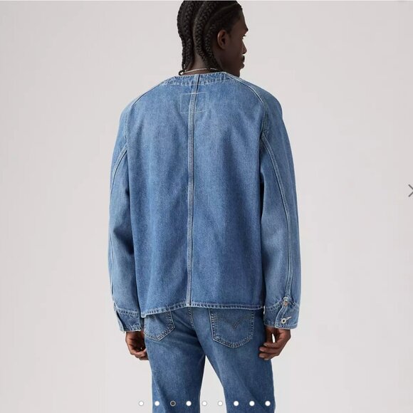 Levi's collarless denim jacket - Picture 4 of 6